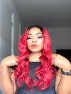 MLH Two Tone Cambodian Wavy Lace Closure Wig - MLH Beauty