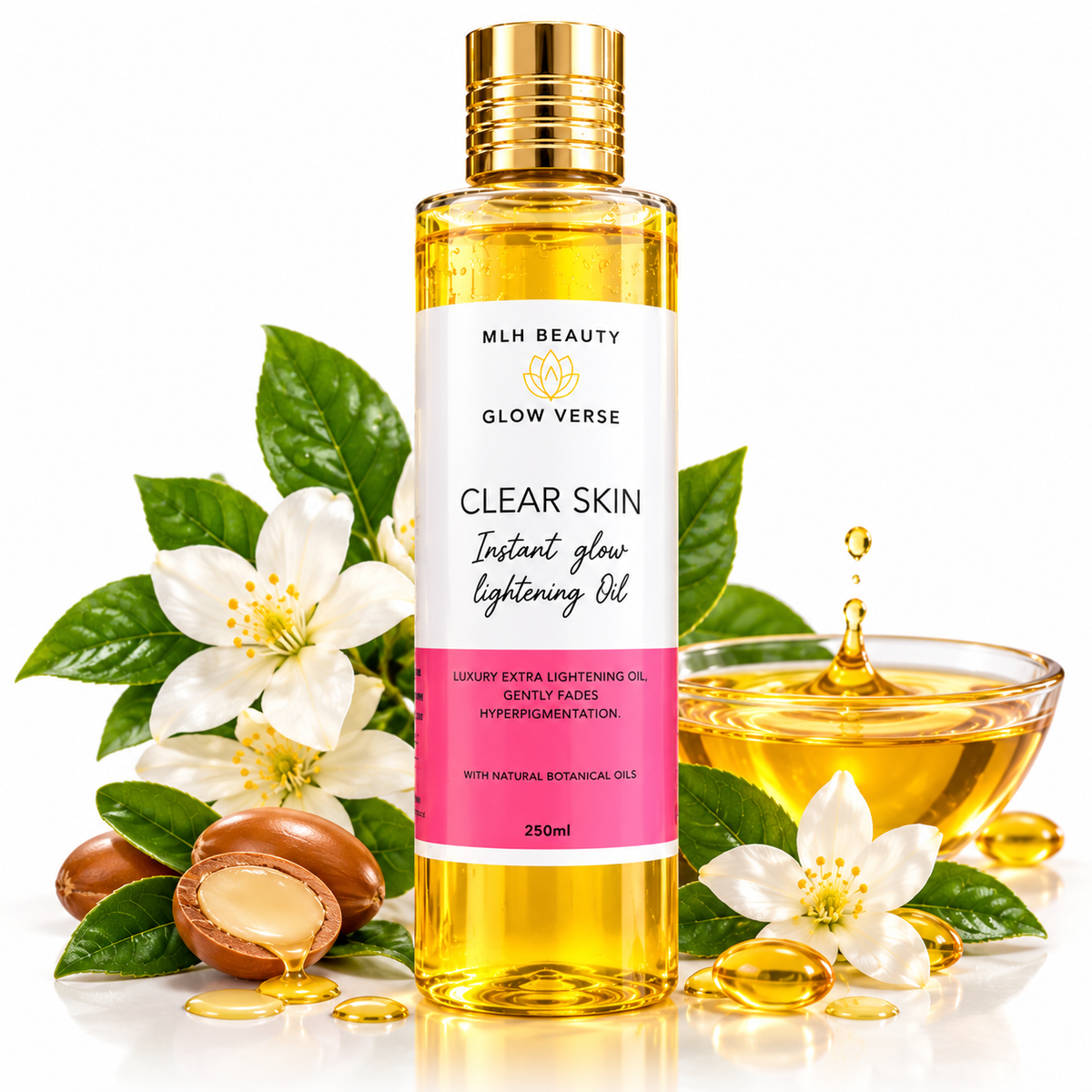 Glow Verse Clear Skin Instant Glow Toning Oil 250ml