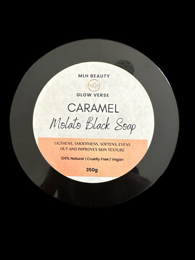 Glow Verse Caramel Molato Black Soap 350g