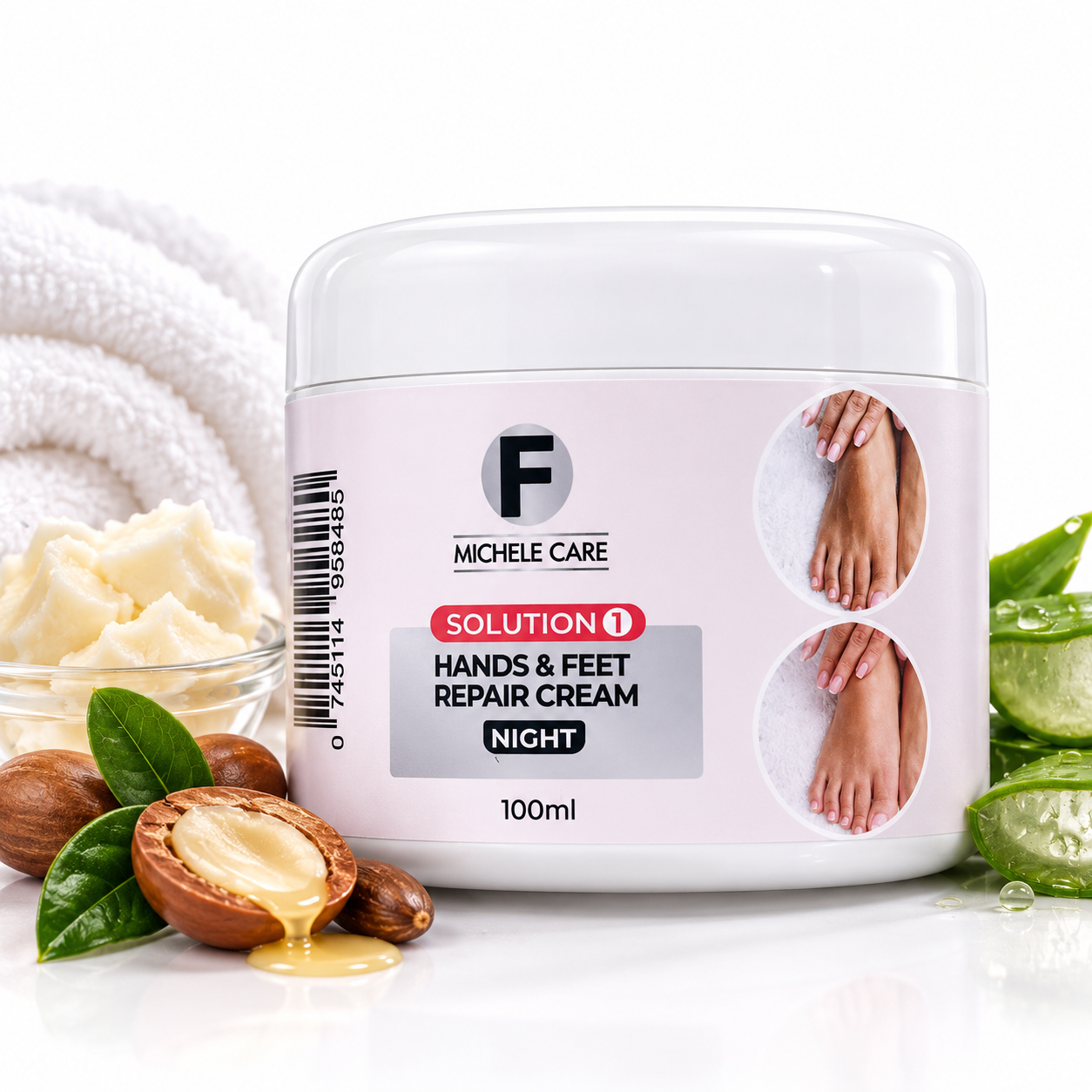 Michele Care Night Hands And Feet Repair Cream