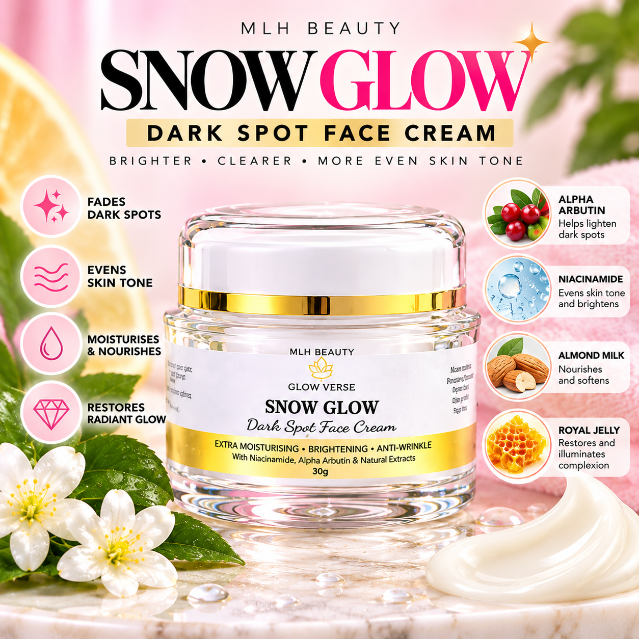 Glow Verse Snow Glow Face cream 30g