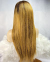 MLH Two Tone #4/27 Cambodian Mink Straight Lace Frontal Wig - MLH Beauty