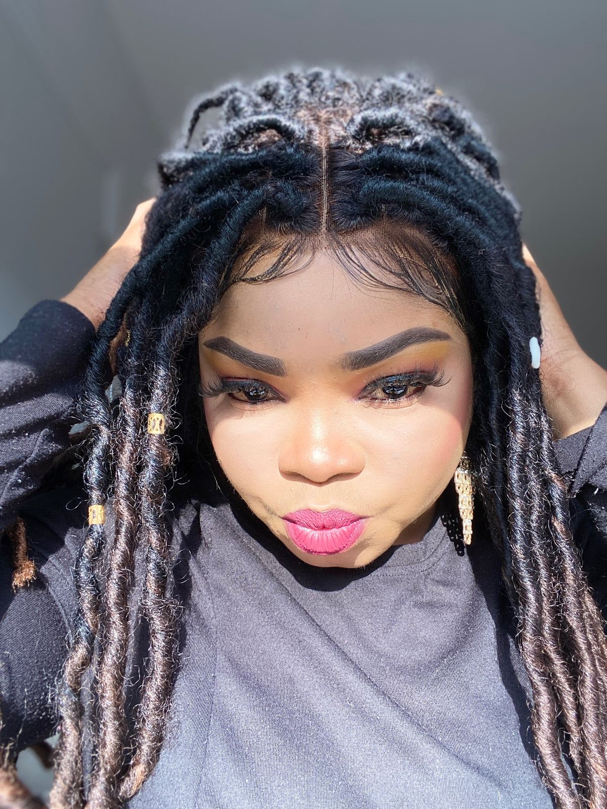 MLH Faux Locs Wig - MLH Beauty Wavy hair wigs