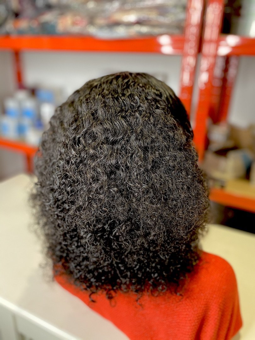 MLH Fluffy Malaysian Curl Closure Wig - MLH Beauty