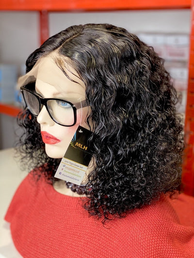 MLH Fluffy Malaysian Curl Lace Frontal Wig - MLH Beauty