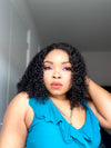 MLH fluffy malaysian kinky curl lace frontal wig - MLH Beauty