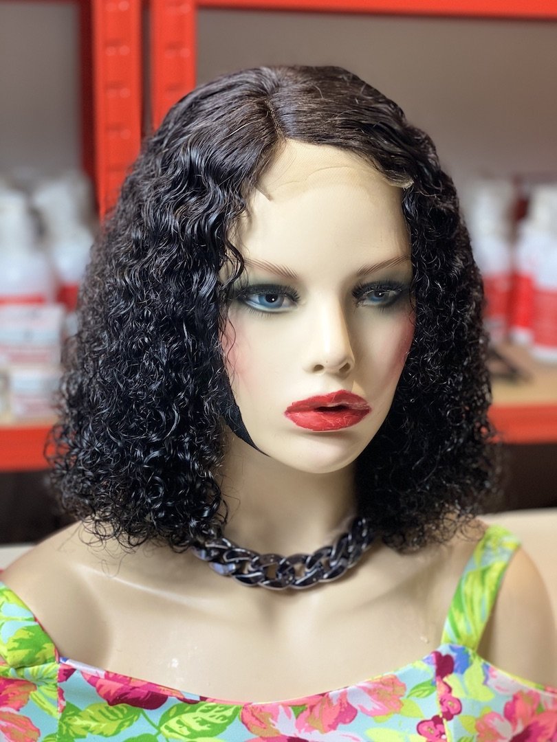 MLH Fluffy Malaysian Curl Closure Wig - MLH Beauty