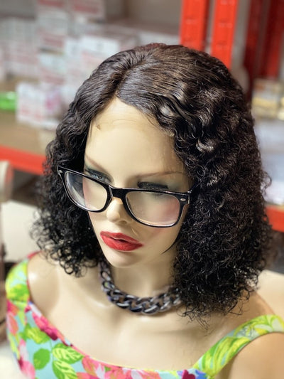 MLH Fluffy Malaysian Curl Closure Wig - MLH Beauty