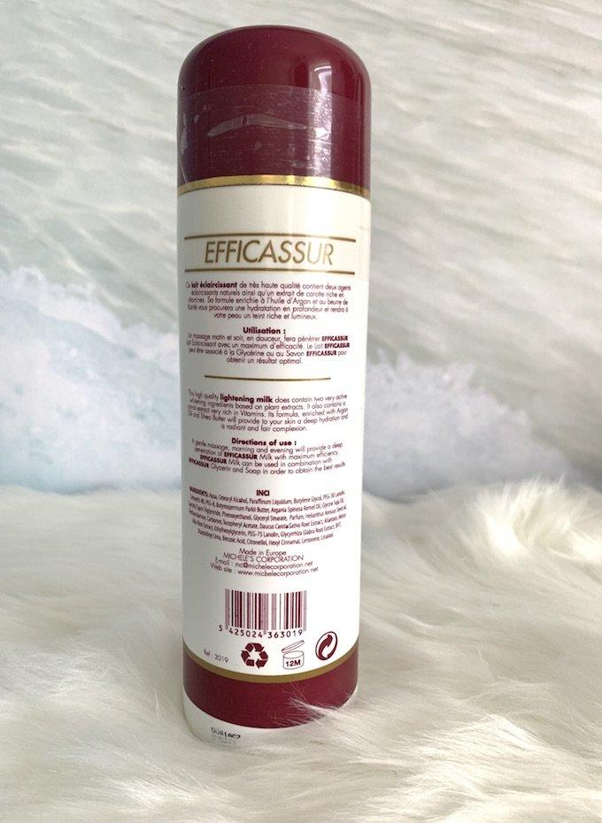 [Wholesale x 5pcs] Efficassur carrot milk lightening and moisturising - MLH Beauty