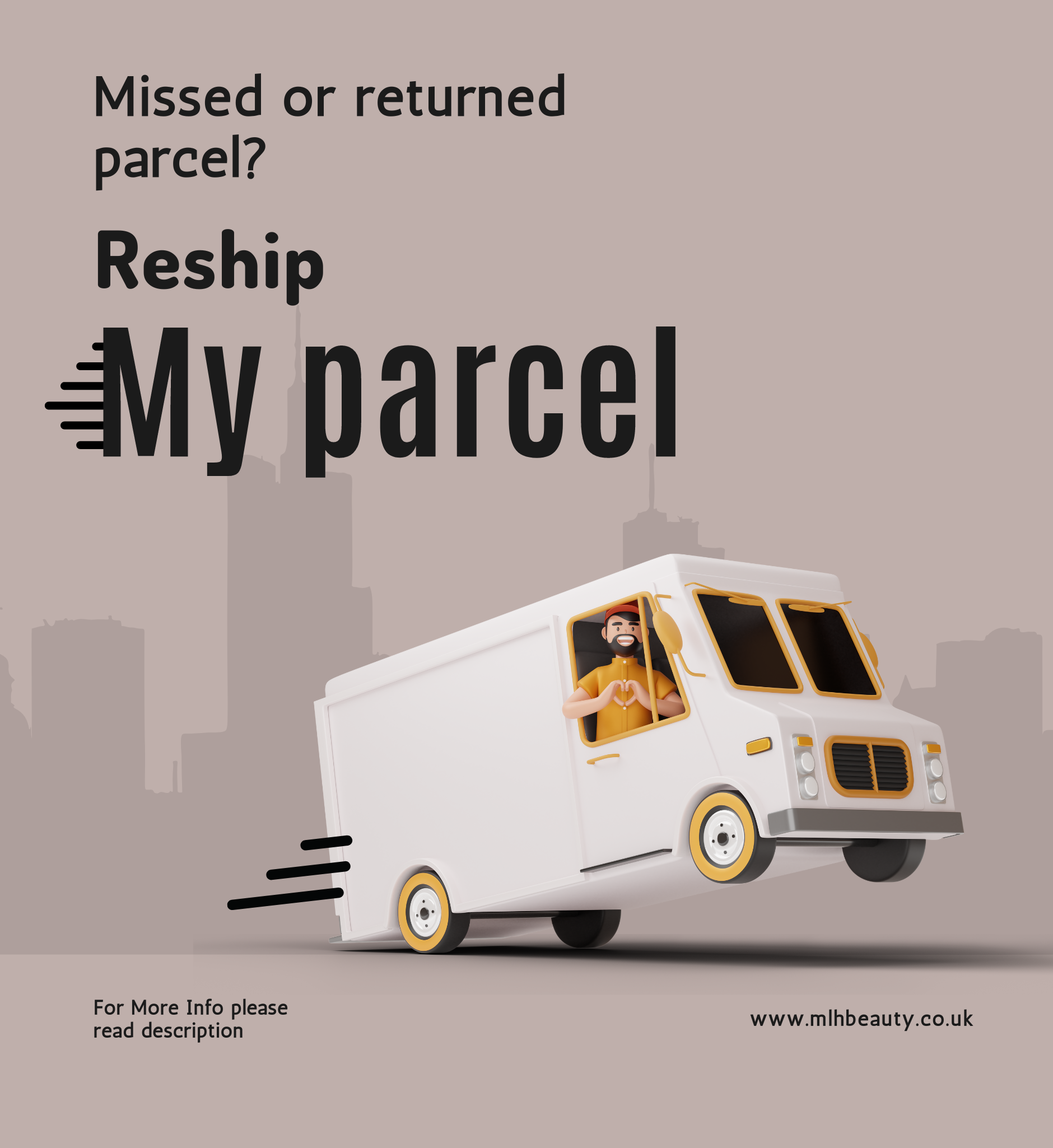 Reship my parcel please